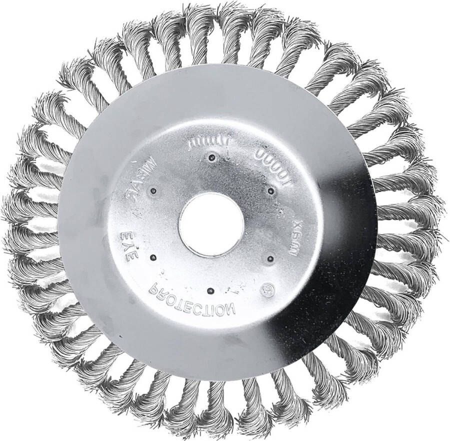 Roest Verwijdering Trimmer Hoofd Cutter 8 Inches Ronde Staaldraad Borstel Cutter Hoofd Onkruid Eater Hoofd Past voor Rechte As Trimmers Grasmaaier Tuin Gras Stone Removal