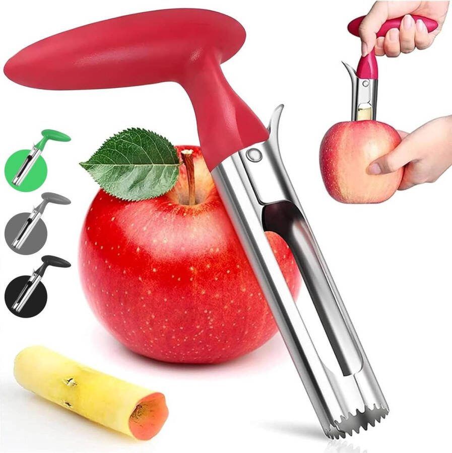 Roestvrij staal Appelontpitter Core-verwijderaar gereedschap Ergonomisch innovatief ontwerp Thuis en keuken Makkelijk uitsteken Appelsnijder