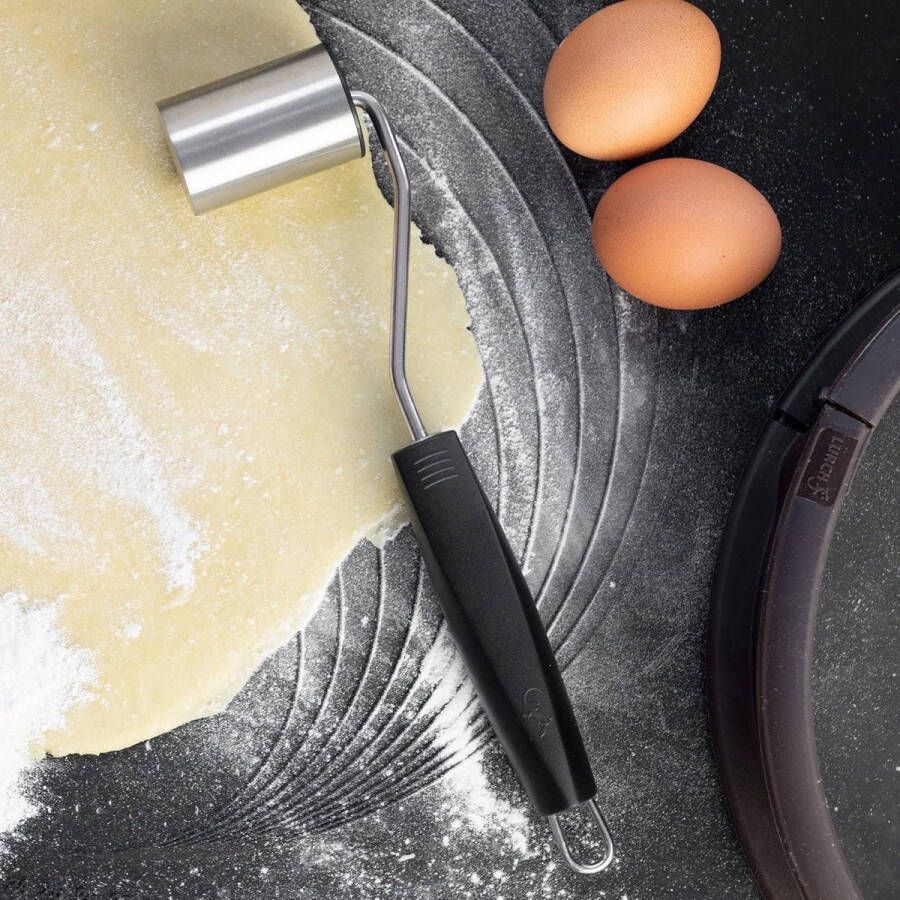 Roestvrij staal deegroller professioneel gebruik