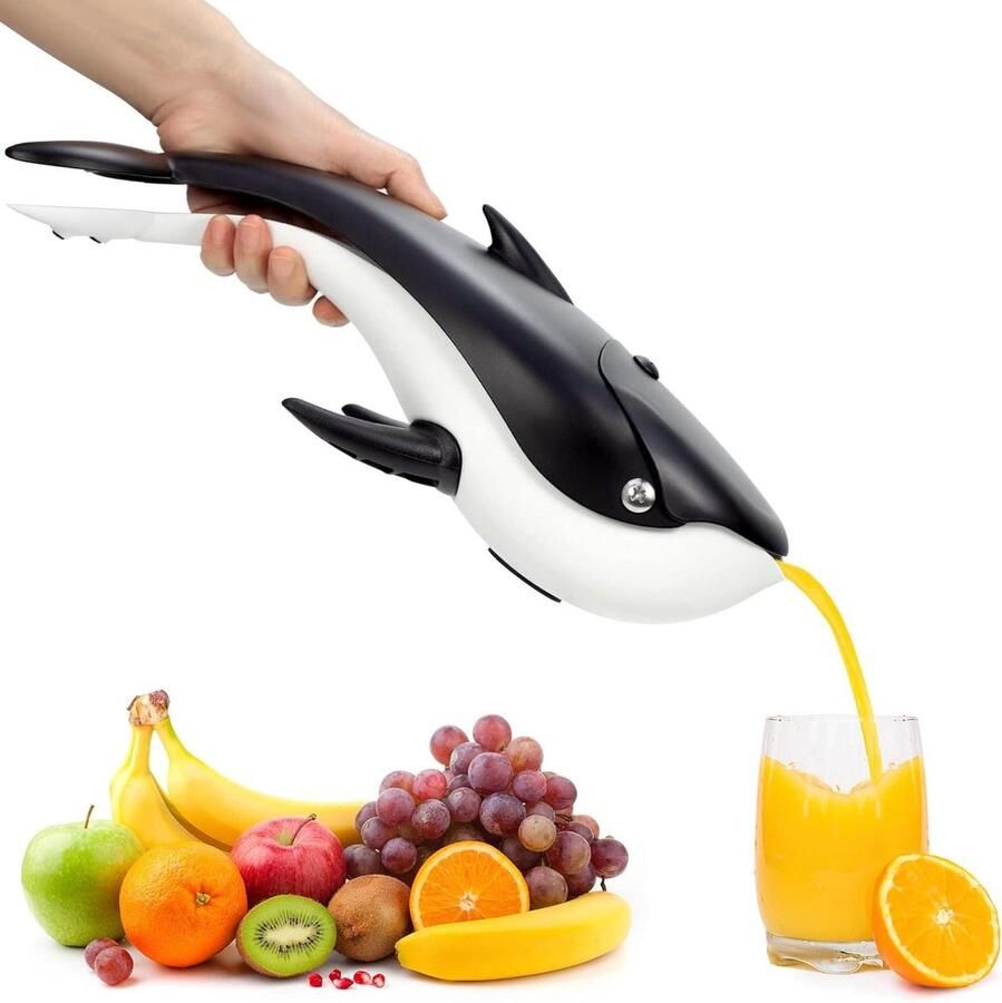 Roestvrij stalen handmatige citruspers ergonomische handgreep pers voor limoenen sinaasappels appelsap granaatappels robuust duurzaam anti-bijtmiddel