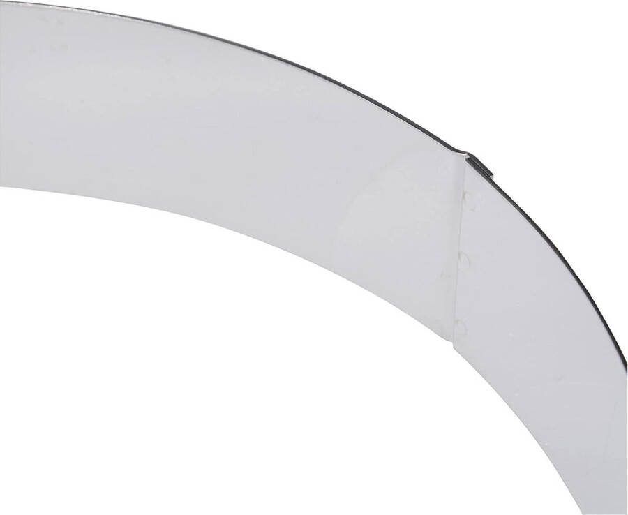 Roestvrij stalen taartring 24 cm diameter H 45 cm 3989.24 met scheidbare bodem