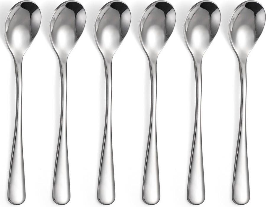 Roestvrij stalen theelepels 12 stuks espressolepels dessertlepel kleine lepel voor thee ijs cake desserts