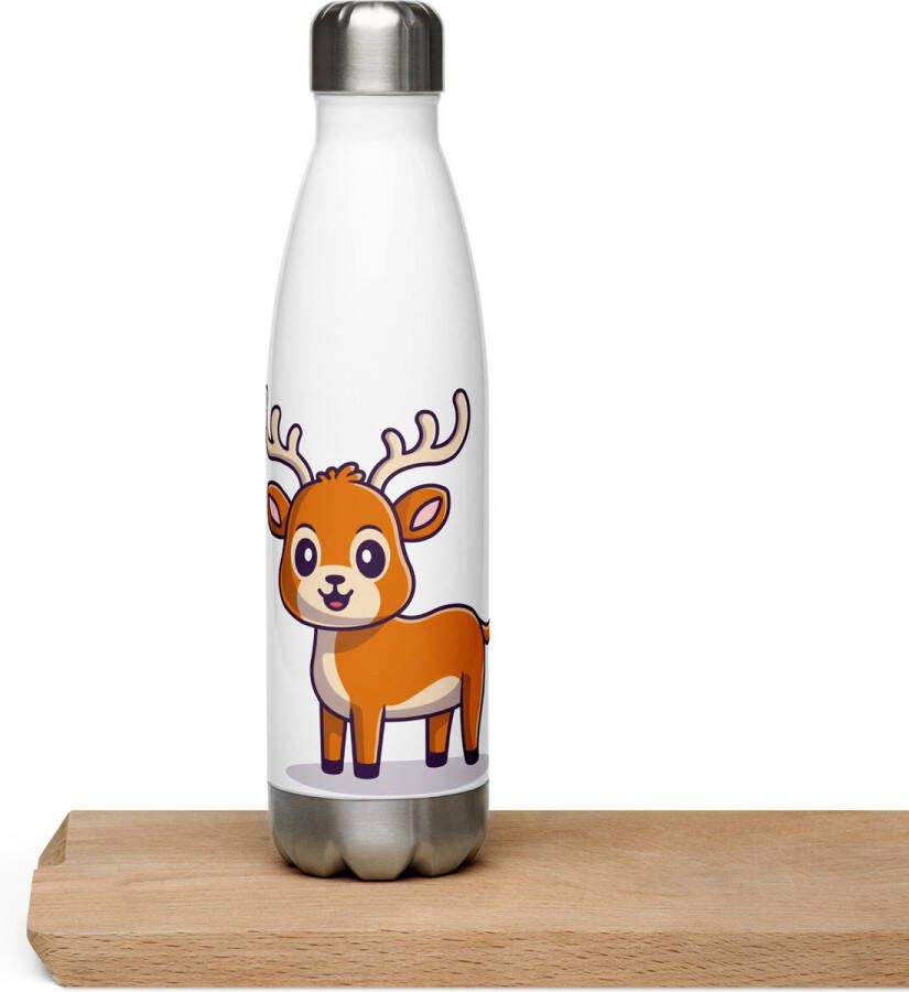 Roestvrij stalen waterfles Deer 500ml