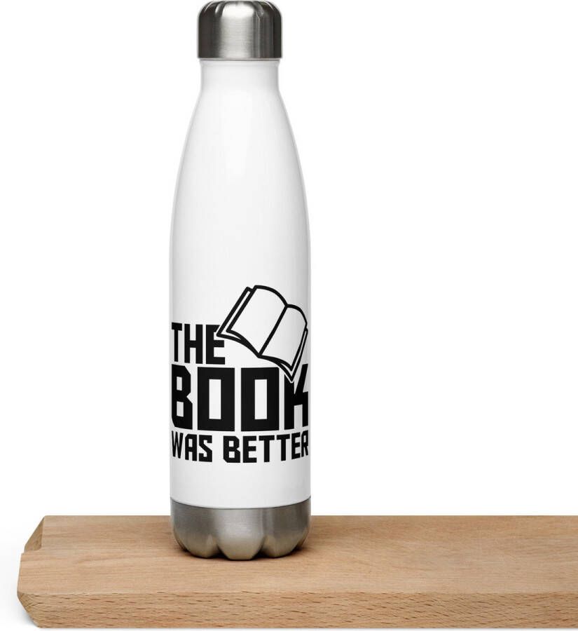 Roestvrij stalen waterfles The book was better 500ml