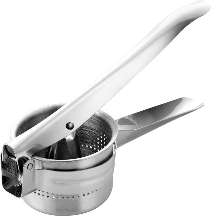 Roestvrijstalen aardappelpers veelzijdige keukentool voor het maken van aardappelpers spätzlepers aardappelstamper spaghetti-ijspers