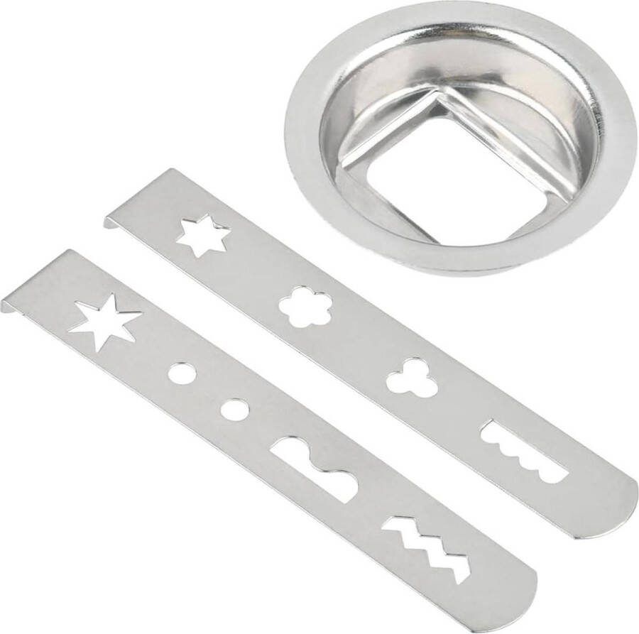 Roestvrijstalen accessoires voor vleesmolen Gebakaccessoires Verbindingsring (8 modellen) Gehaktmolen