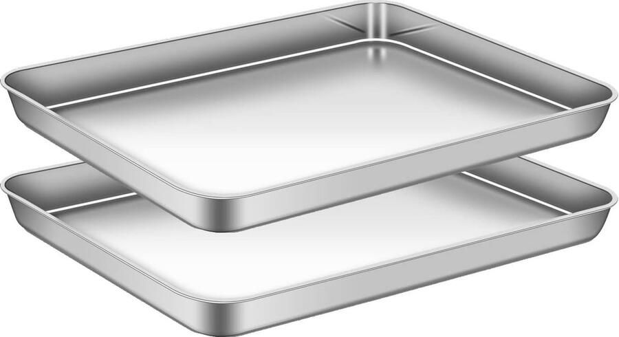Roestvrijstalen bakplaat Ovenbak Koekjesbakplaat Rechthoekig