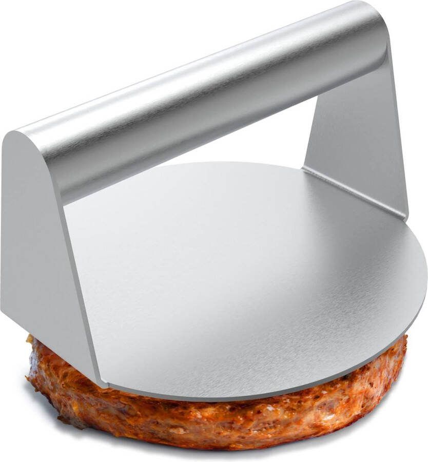 Roestvrijstalen Burgerpers 14cm Burgerpers Smash Ronde Burgerpers Non-stick Grill Accessoires voor Flat Top Grill BBQ Party enz