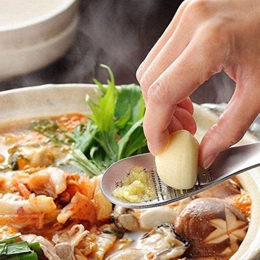 Roestvrijstalen Gember Rasp Premium Shred Tool voor Knoflook Parmezaanse Kaas Citroen Kurkuma en Wasabi Raspen