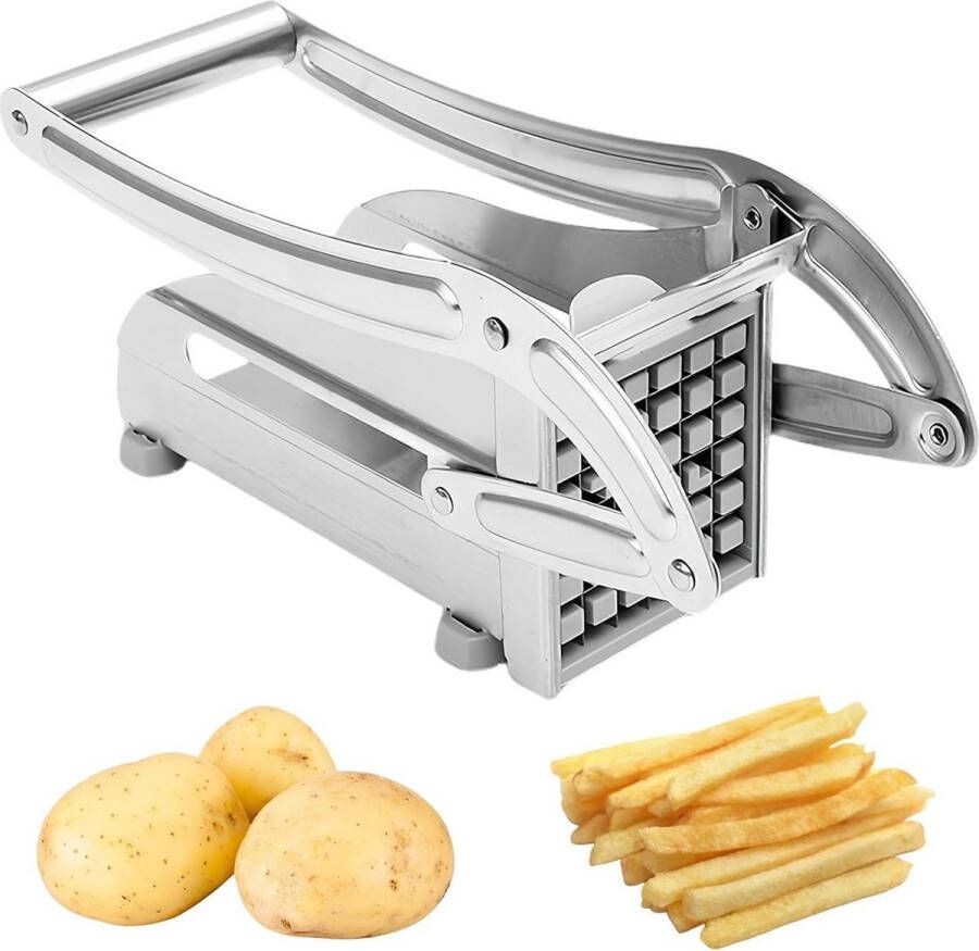 Roestvrijstalen Hakmolen Snijder voor Friet Aardappelsnijder (Groot) met Vergrendelingssysteem