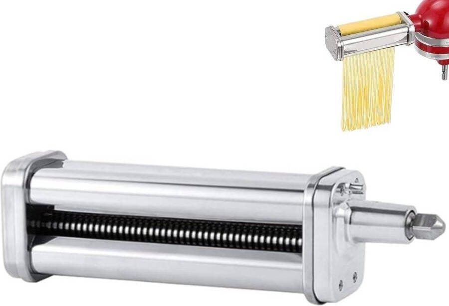 Roestvrijstalen Pasta Sheet Roller Cutter Attachment Spaghetti Noedels Persaccessoires Pastamaker Machine Onderdelen Voor Kitchenaid Standmixer 1.6mm