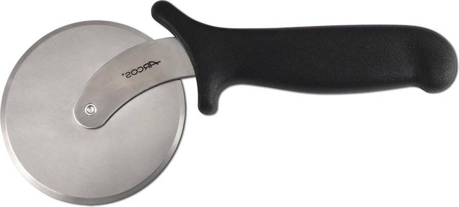 Roestvrijstalen Pizzasnijder 100mm met Ergonomisch Handvat Kleur Zwart Lichtgewicht en Professioneel pizzasnijder