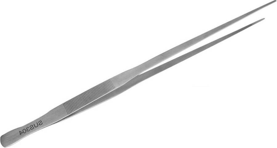 Roestvrijstalen rechte tangen geweldig gereedschap voor thuis keuken Aquarium Bonsai tuinieren 18.9inch Straight Tweezer Splinter