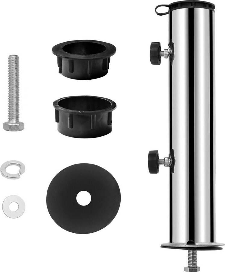 Roestvrijstalen universele standbuis voor granieten parasolstandaard 30 40kg Duurzaam en stevig