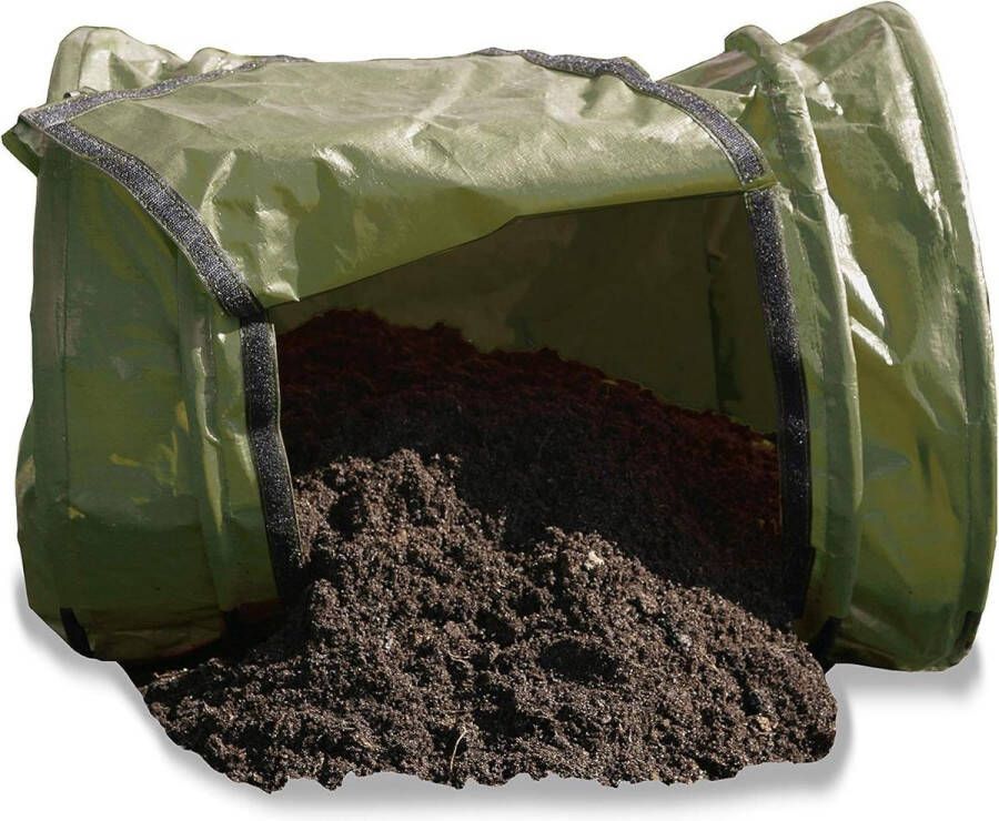 Roll Mix Composter Groen 68x68x54 cm Grote Capaciteit