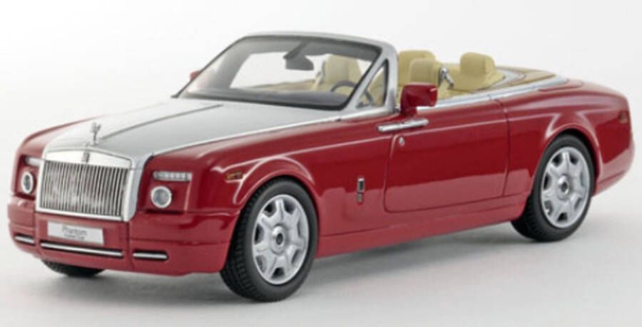 Rolls-Royce Phantom Drophead Coupe (Rood) (12 cm) 1 43 Kyosho [Modelauto Schaalmodel Miniatuurauto]