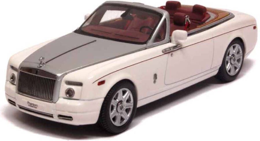 Rolls-Royce Phantom Drophead Coupe (Wit) (12 cm) 1 43 Kyosho [Modelauto Schaalmodel Miniatuurauto]