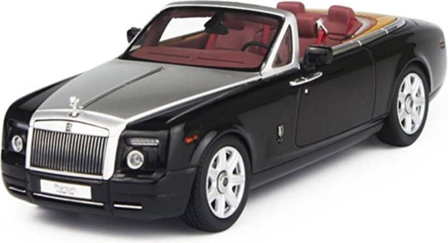 Rolls-Royce Phantom Drophead Coupe (Zwart) (12 cm) 1 43 Kyosho [Modelauto Schaalmodel Miniatuurauto]