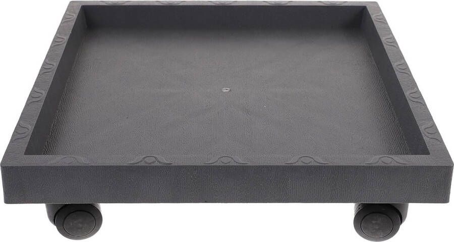Rolplank Plant 1 Stuks Outdoor Onderzetter Bloempot Verdikt met Hars Tey Patio Caster Tool Vierkant beweegbaar in cirkelvormige standaard Bloemroller Vierkant Plantenroller
