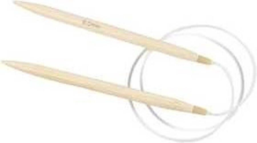 Rond Breinaalden Flexibele Breinaalden Bamboe Dikte: 8mm Lengte: 80cm Creotime 1 Stuk