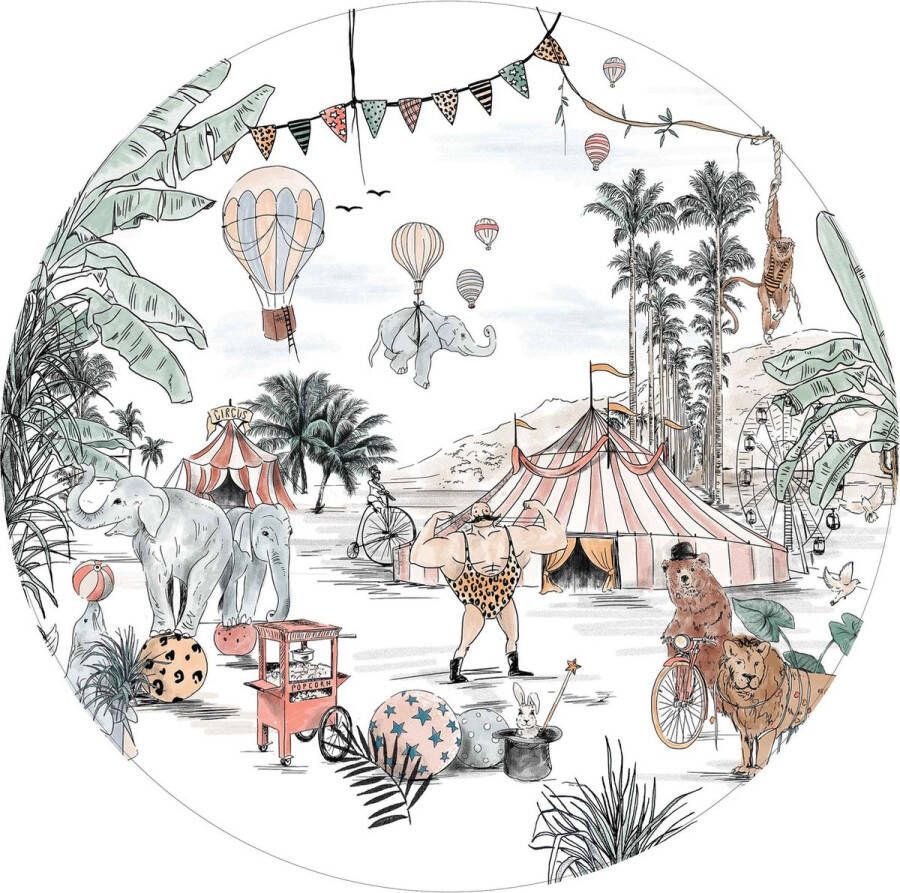 Ronde wandsticker Cirque du 120cm