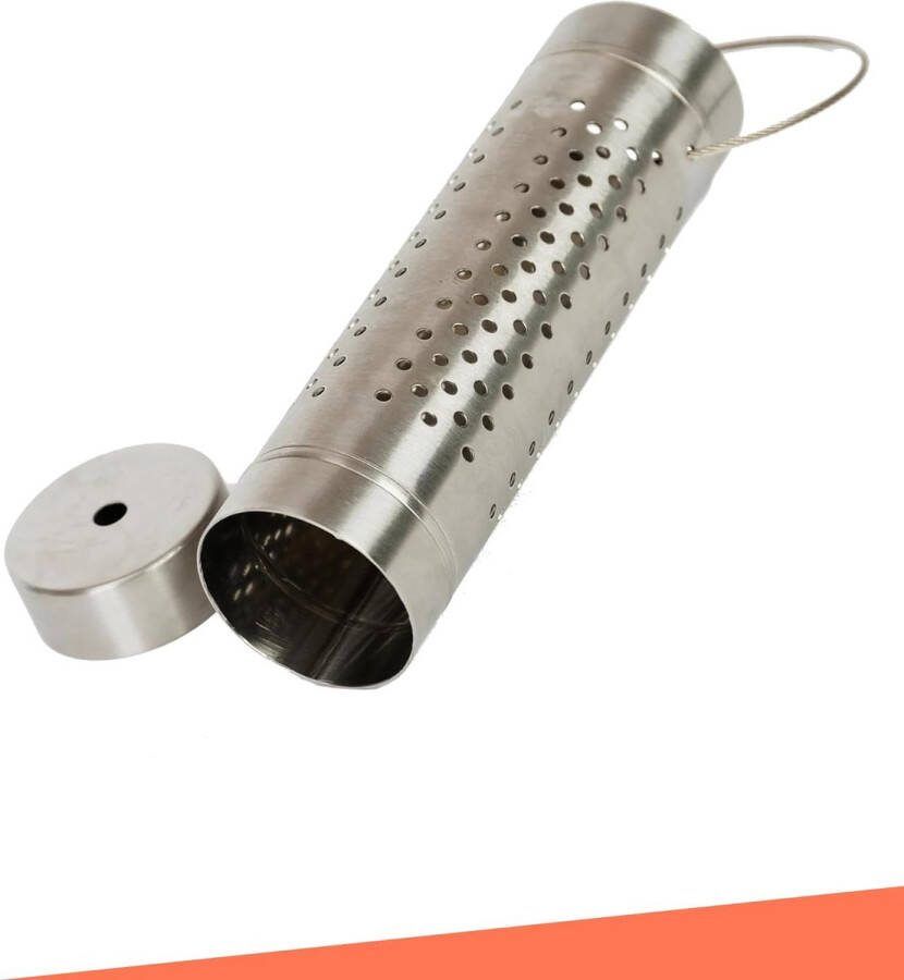 Rookbuis van roestvrij staal gas-barbecue-accessoires houtskoolgrill rookoven kogelgrill keramische grill