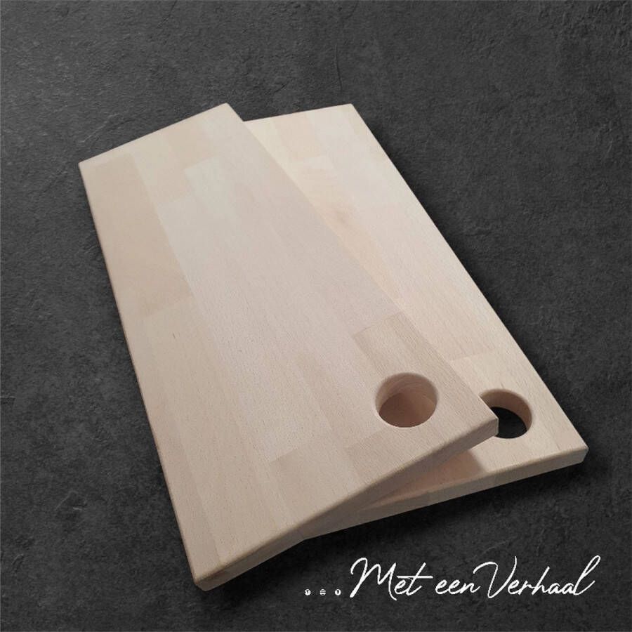 Rookplank Rookhout Tapasplank Serveerplank Borrelplank Rookplankje beuken beukenhout bbq afmetingen 50x18x1 8 cm