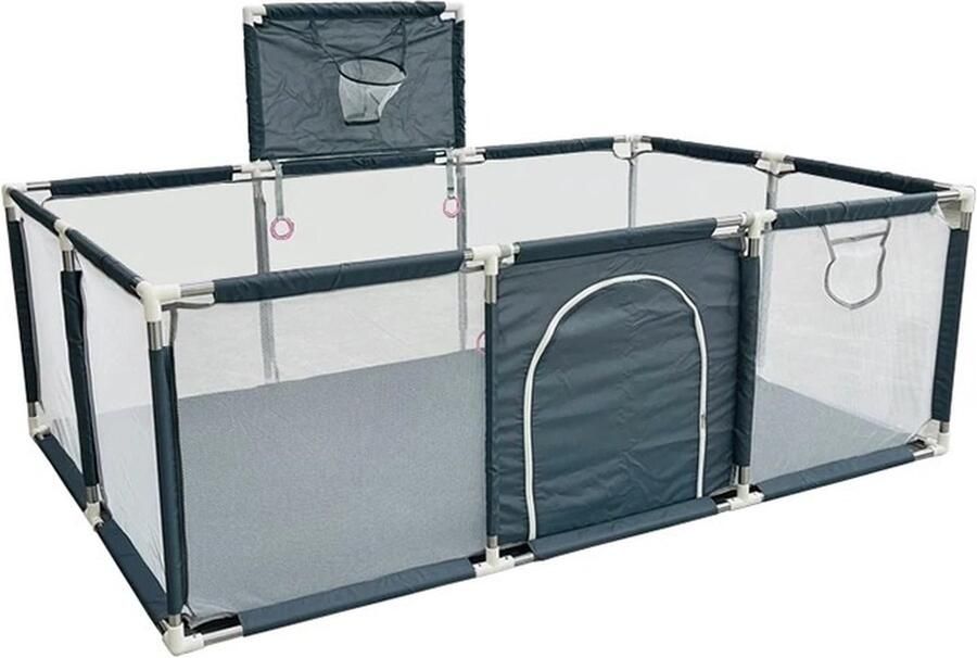Roroa Ballenbak Ballenbad Ballenbak baby box Mobiele ballenbak Met Korf Grijs