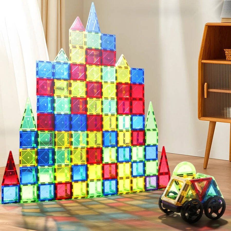 Roroa Bouwset Bouwsets Bouwset Kinderen Magnetisch 101 Stuks