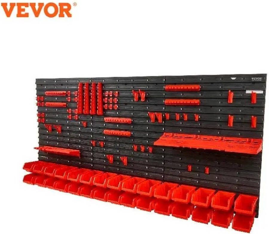 Roroa Gereedschapswand Gereedschapsorganizer Wandorganizer Wandpaneel 48 vakken