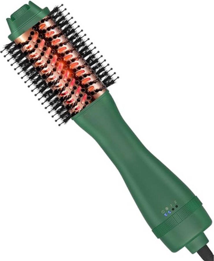 Roterende Fohnborstel Roterende Krulborstel Roterende Fohnborstel Voor Korthaar Roterende Heteluchtborstel Roterende+Fohnborstels Groen
