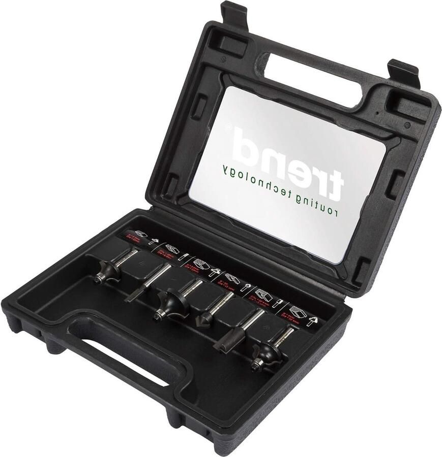 Router Starter Cutter Set 1 4 inch Shank 6-delige set met TCT SS11 X