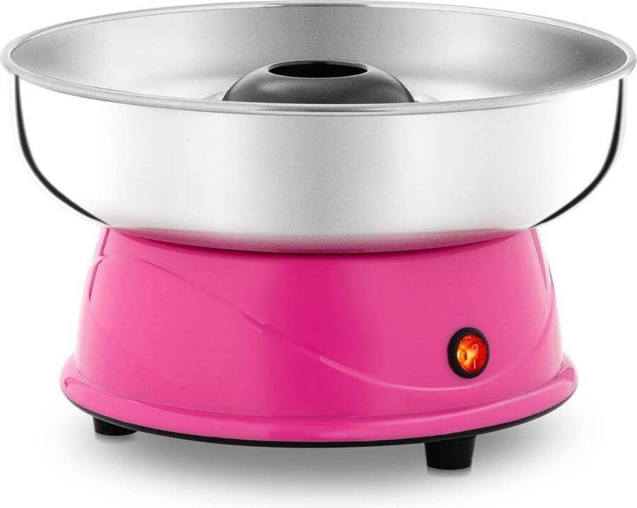 Royal Catering -RCZK Mini-suikerspinmachine 420 W 28 5 cm breed roze + gratis portioneerlepel