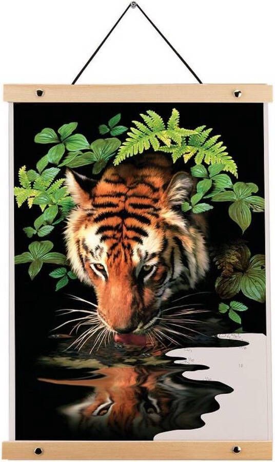 Royal & Langnickel schilderen op nummer roll11 tiger