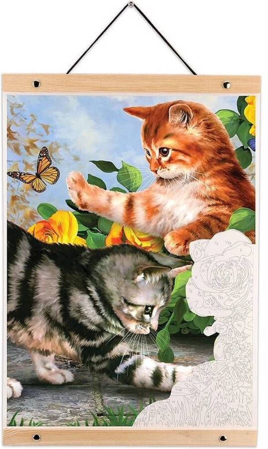 Royal & Langnickel schilderen op nummer roll5 kittens