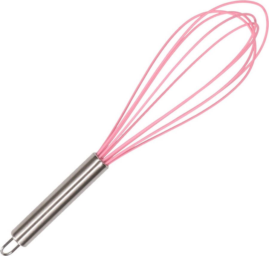 Roze siliconen garde 30 cm Keukengerei keukengereedschap gardes