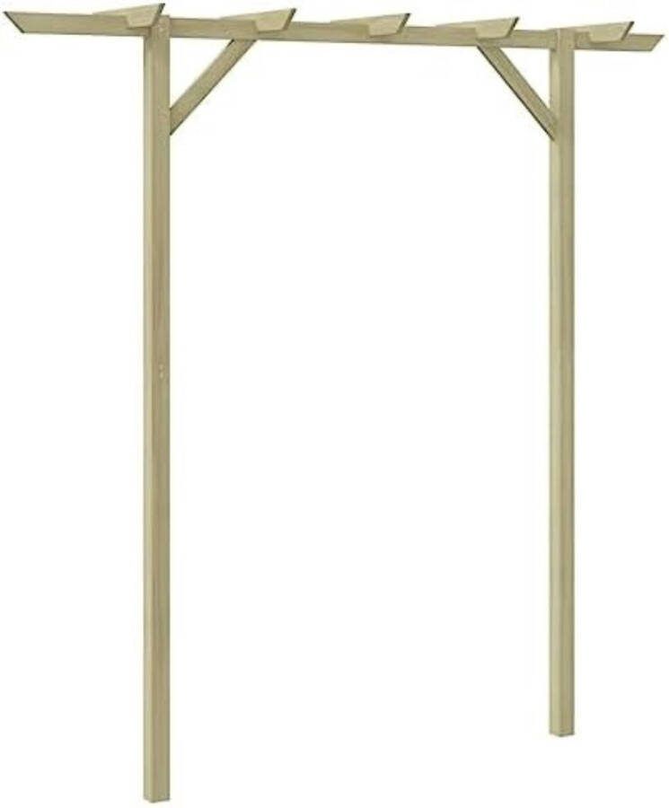 Rozenboog Hout Tuinboog Pergola Hout 200 x 40 x 205 CM