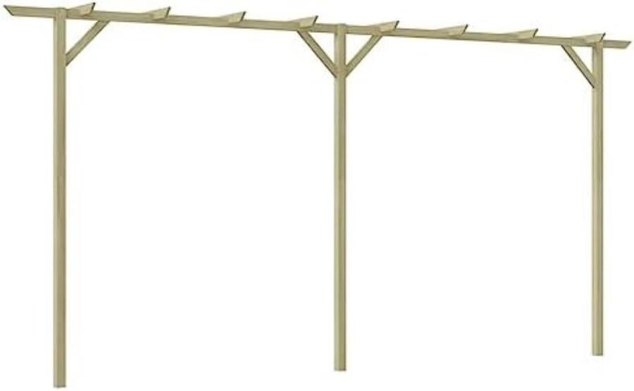 Rozenboog Hout Tuinboog Pergola Hout 400 x 40 x 205 CM
