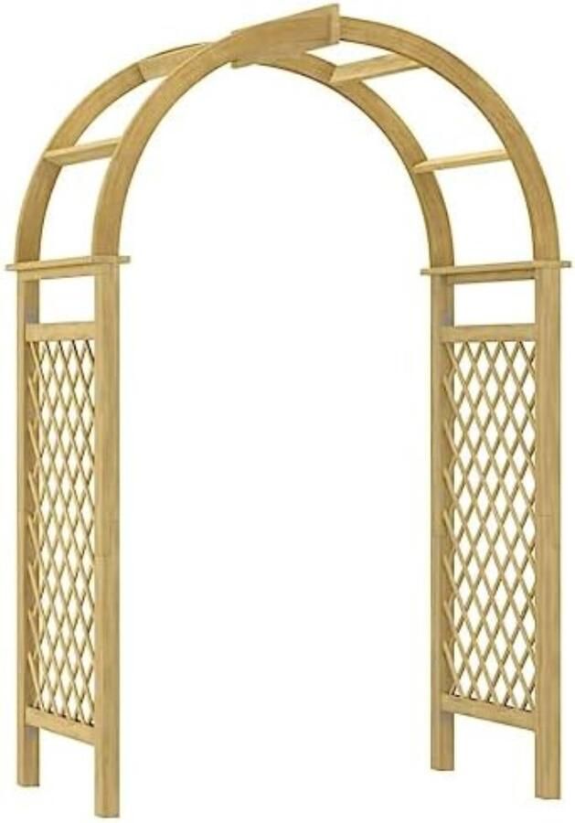 Rozenboog Hout Tuinboog Pergola Hout