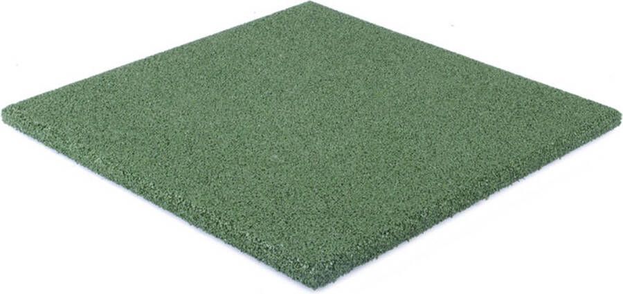 Rubbermagazijn Rubber dakterrastegel groen 10 stuks Per 1 6 m² 40x40x2 5cm