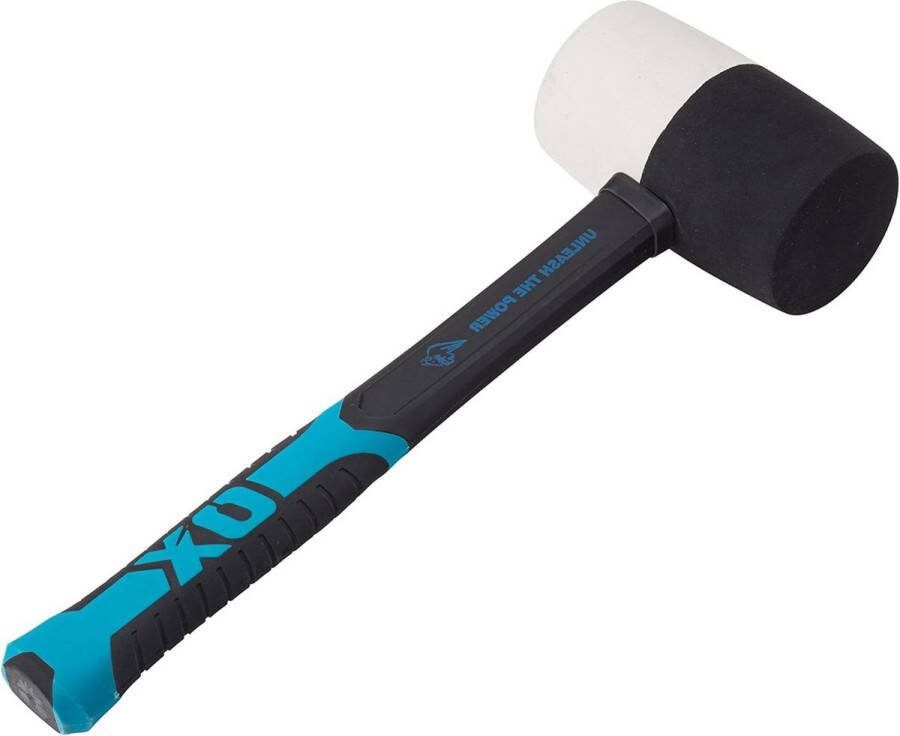 Rubberen Hamer Zwart en wit 24 oz