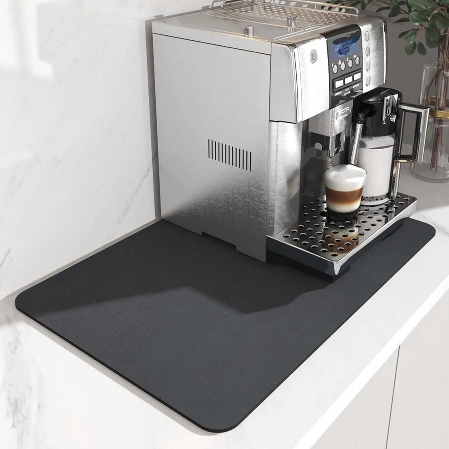 Rubberen Koffiemat Absorberende Schotel Droogmat voor Keuken Koffie Accessoires Onder Koffiezetapparaat Koffiepot Espressomachine