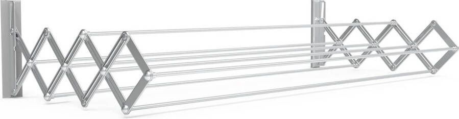 Ruckzuck 120 Wasdroger (Uittrekbare Droger voor Wandmontage 120 cm) Drooglengte 8m Max. belading 20 kg