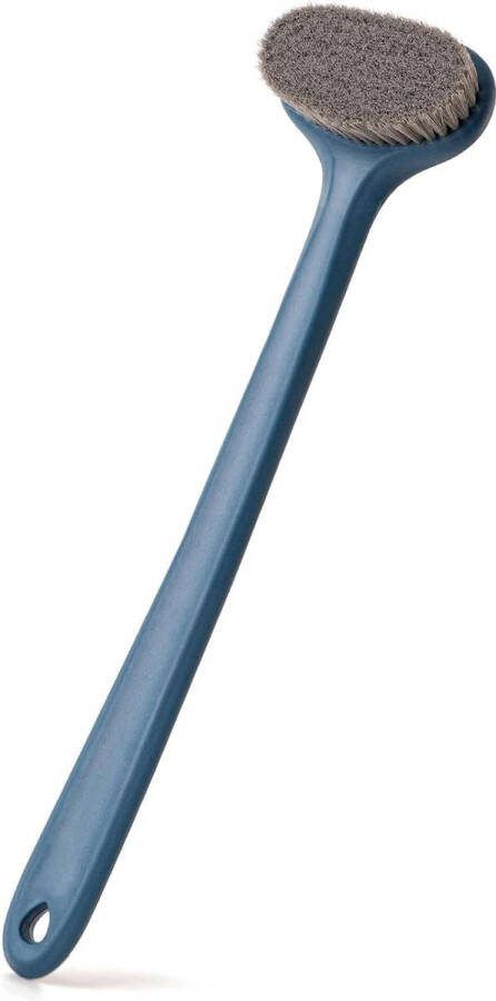Rugschroef voor Douche Badborstel met Lange Steel 38 cm Blauw voor Mannen Vrouwen Ouderen