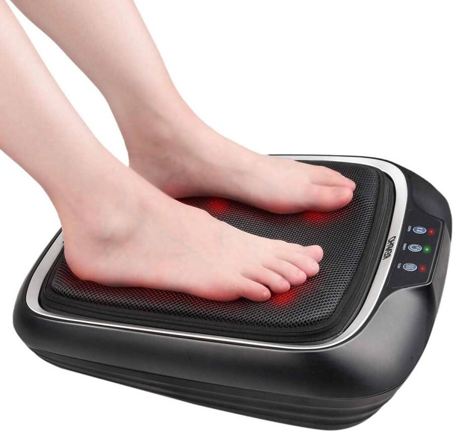 Rustgevende Shiatsu voetmassageapparaat met warmte diep knedend en verstelbaar met afneembare hoes Voetmassage