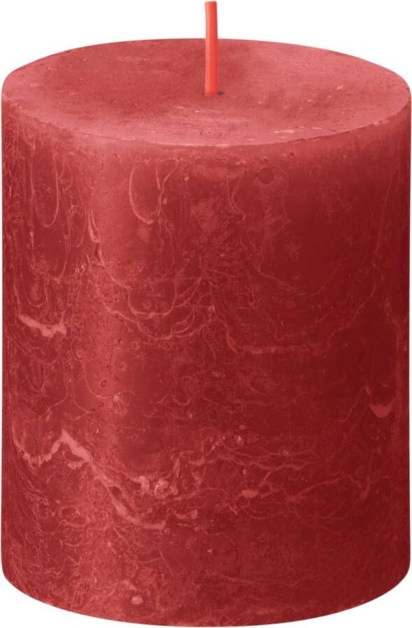 Rustieke stompkaarsen ivoor 4 stuks 8 x 7 cm decoratieve huishoudelijke kaarsen lengte brandduur 35 uur ongeparfumeerde natuurlijke plantenwas zonder palmolie