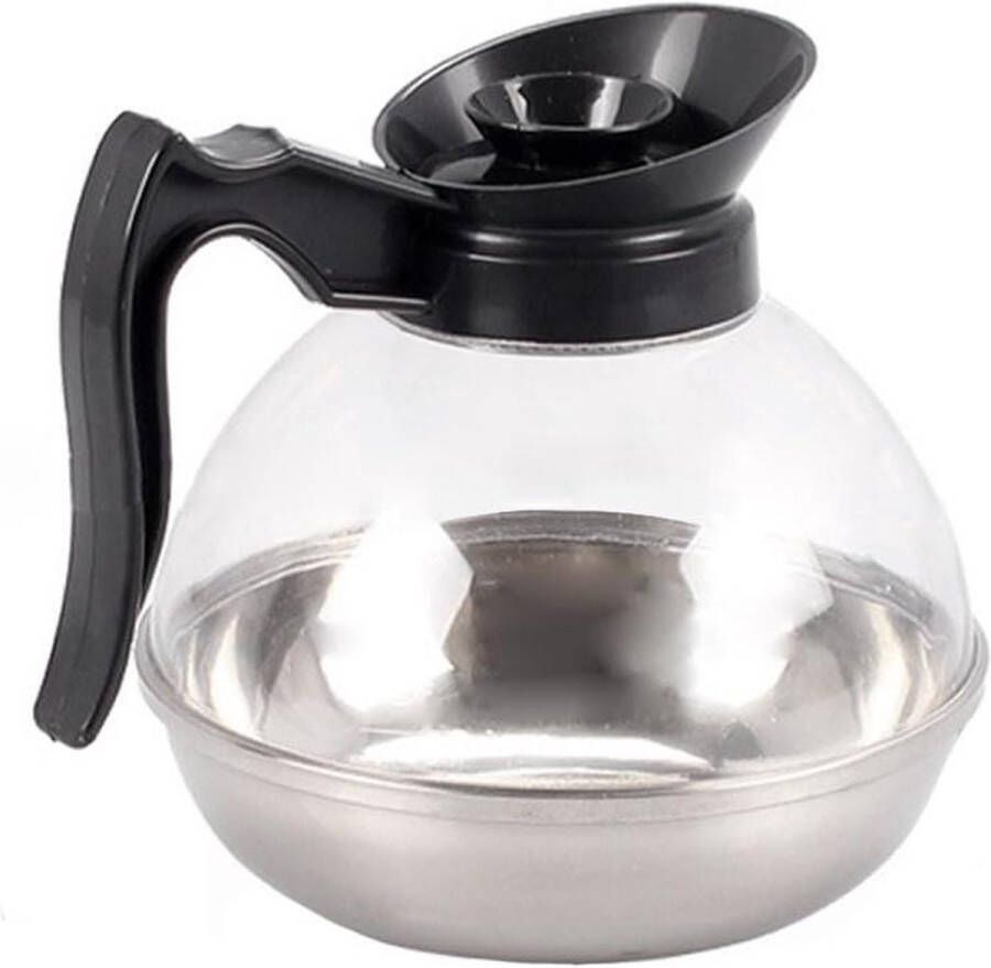 RVS Bodem Hot Plate Base Thee Pot Restaurant Glas Filter Koffie Verwarmd Decanter