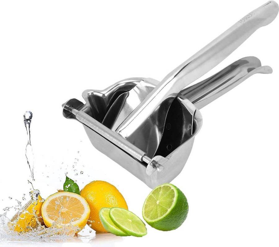 Rvs Handmatige Squeezer Lekvrije Slijtvaste Juicer 304 Hoge Efficiëntie Comfortabele Handvat Keukentoestel