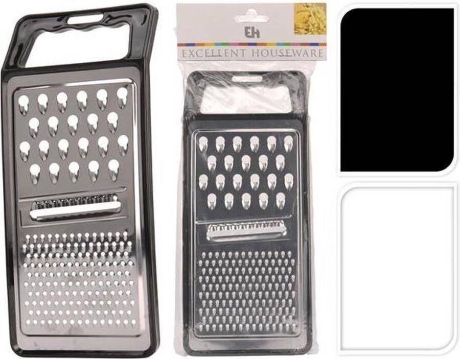 RVS keuken rasp handrasp zwart 24 cm Citroenrasp Raspschaaf Raspen van roestvrijstaal