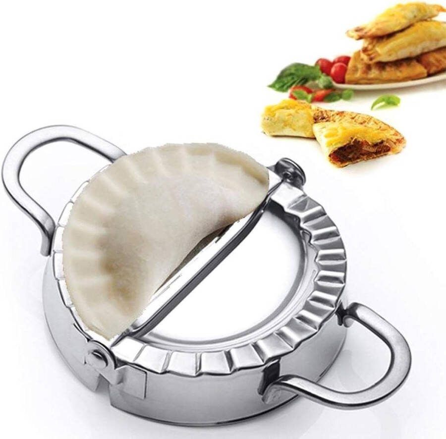 Rvs Ravioli Mould Pierogi Dumpling Maker Wrapper- Beste Keukengerei voor Gebak Deegsnijder (S-7.6CM) Taartsnijder